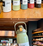 1.3L/1.7L Large Capacity Thermo Bottle Outdoor Mug Stainless Steel Thermos Water Bottle Portable Vaccum Flask Cold And Hot Tumbl