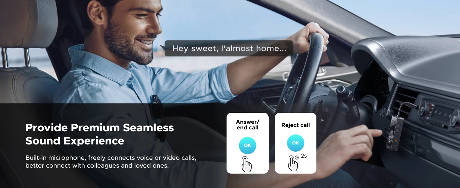 UGREEN aptX HD Airplane Bluetooth 5.3 Receiver Transmitter for All Headphones Wireless Audio Aux Bluetooth Adapter for TV Flying