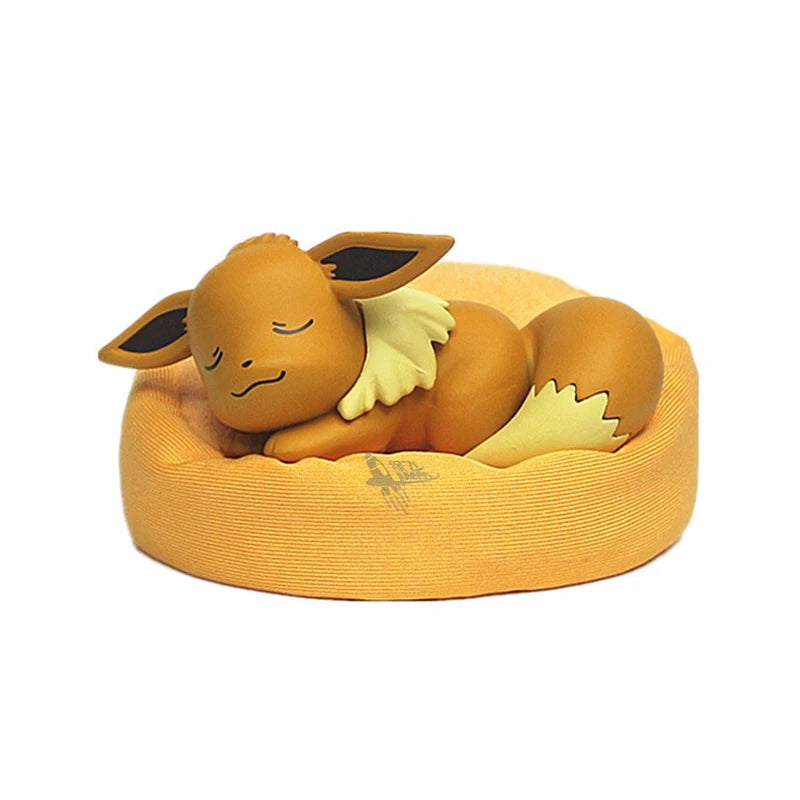 Pokemon Figures Kawaii Casual Time Sleeping Posture Ornaments Series Figures Doll Pokémon Pikachu Anime Cartoon Kids Gifts Toys