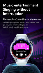 HT32 Smart Watch AMOLED Men Watch 5 Pro NFC Compass 1GB ROM Local Music Album E-Book Heart Rate Sport Smartwatch for Android IOS