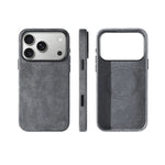 Genuine Italy imported Alcantara Magnetic Orange Case for iPhone 17 /17Air /17 Pro /17Pro Max with AI Camera Button and Magsafe