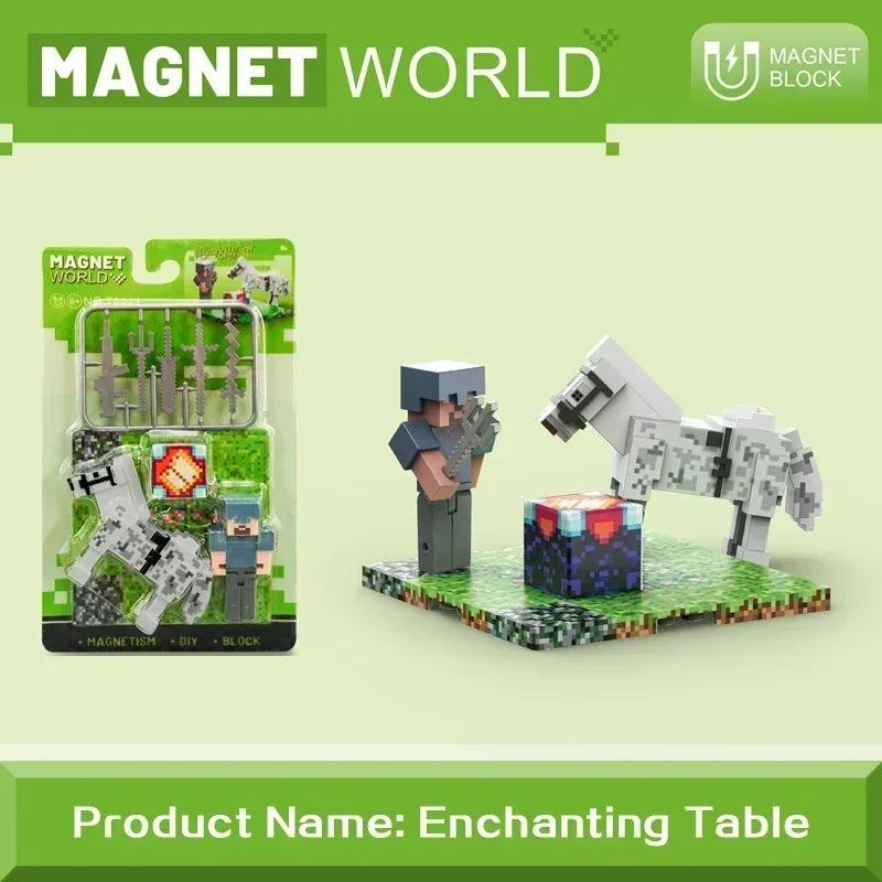 Magnetic Building Blocks Toys Gifts Magnetic Baseplate Role Children Magnet Brick Set Age 6+ DIY Strong Magnet Base Plate Toy