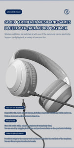 Xiaomi 5W Wireless Headphones Bluetooth 5.3 Earphones Foldable Earbuds 40mm Driver Game Music Over Ear Stereo Headset With Mic