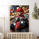 1PC Classic Anime Movie M-Marios Poster Self-adhesive Art Waterproof Paper Sticker Coffee House Bar Room Wall Decor