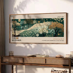 Yayoi Kusama Art Print, Yayoi Kusama Exhibition, Japanese Gallery Wall Art, Kusama Poster, Yayoi Kusama Abstract Green Poster