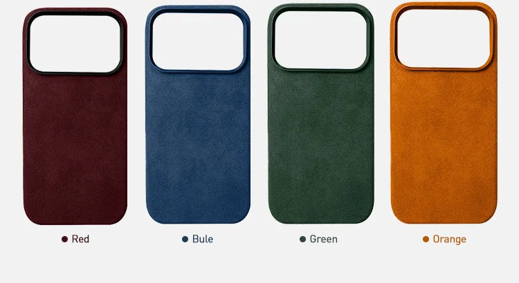 Premium Real Italian Imported Alcantara Magsafe Magnetic Case for IPhone 17Pro/17 Pro Max/17Air Anti-drop Phone Case Accessories