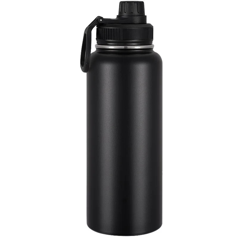 Large Sports Double Wall Stainless Steel  Water Drinking Bottle Insulated Mugs Thermos Vacuum Flask