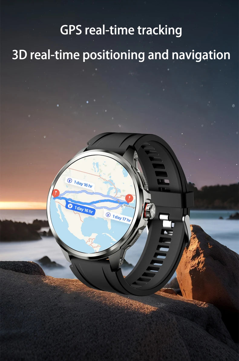 Origianl H99 Smartwatch Amoled 4G Smart Watch Men Students With 190° Rotary Camera GPS Position WIFI Connect Google Play Store