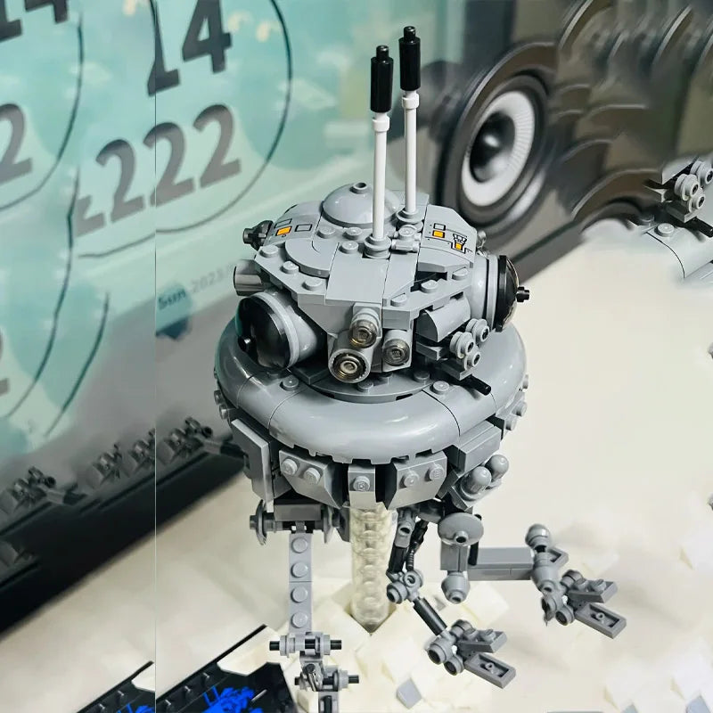 MOC Stock Imperial Probeing Droided 75306 Model Bricks Creative Idea Detection Robot Building Blocks Toys Kids Boys Gifts