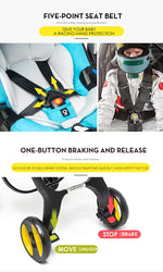 Ultralight 4-in-1 Baby Stroller with Car Seat