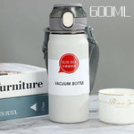 Stainless Steel Thermo Bottle Thermal Water Bottle Large Capacity Tumbler Portable Cold Hot Drinks Thermos Cup Fitness Cold Hot