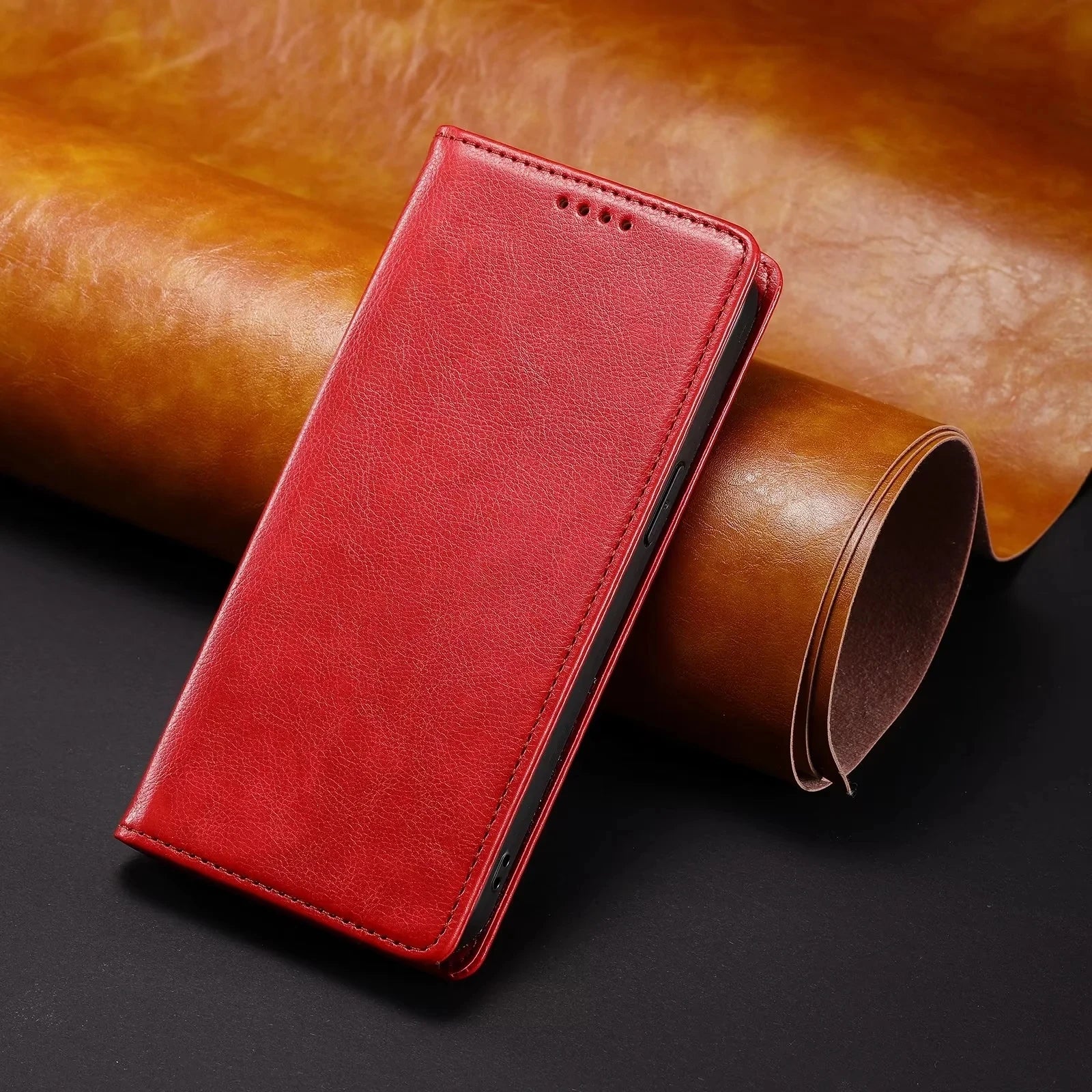 Leather Case For Samsung Galaxy A15 A25 A35 A55 A05S A14 A24 A34 A54 A13 A23 A33 A53 A73 A52 A12 A32 Wallet Magnetic Flip Cover