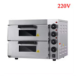 Commercial Double-Layer Kitchen Utensils, Pizza Bread Baking Machine, Household Electric Oven Machine