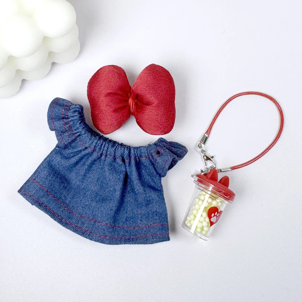 Labubu Plush Doll Clothes – Cute Macaron Outfit