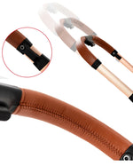 Lightweight Baby Stroller 3 in 1 Stroller PU Leather Stroller for Newborn Baby Car Seat Portable Baby Cart Pram High Landscape