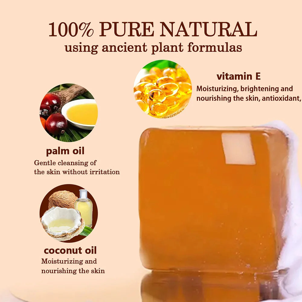 Savon noir africain – Traitement de l'acné et savon nettoyant en profondeur pour le visage