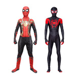 Spiderman Cosplay Fantasy Costumes Jumpsuit for Boys Girls Miles Morales Superhero Halloween Carnival Zentai Bodysuit