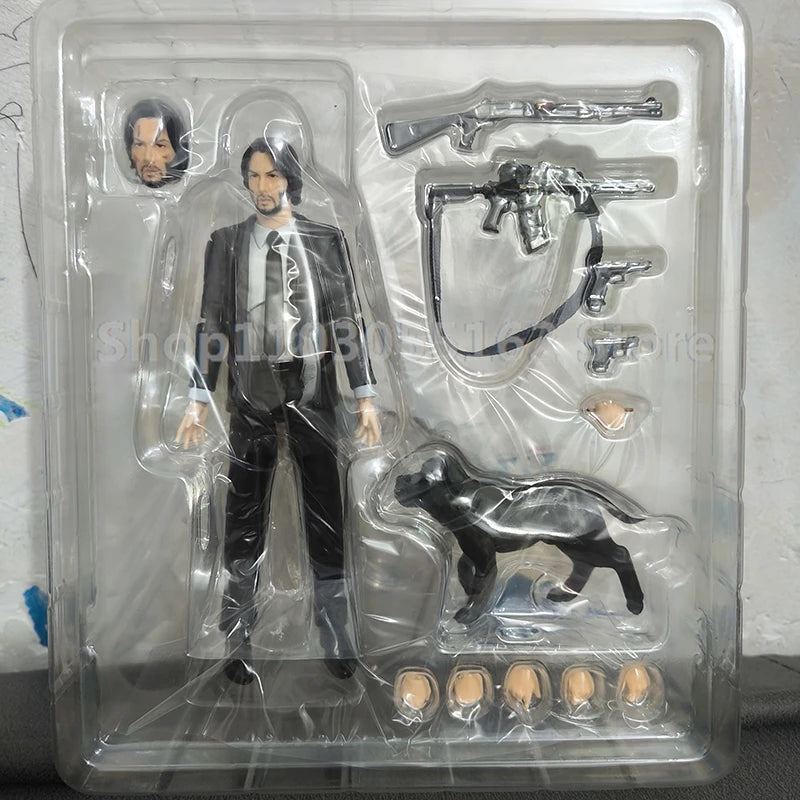 Mafex 085 JOHN WICK Chapter 2 with Dog Figure Chapter 4Mafex 212 John Wick Action Figure Figure Model Toys Dolls Birthday Gift