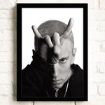 Super Rapper Eminems Posters and Prints Great Rap Singer Canvas Painting Music Star Wall Art Picture for Bedroom Home Decor
