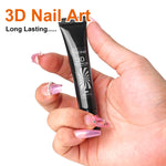 10ml 3D Nail Art Gel - DIY Designs,Waterproof Sculpting gel，Waterproof Nail Art Design Gel for Intricate Carvings & Shapes
