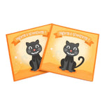20/40/60/80/100pcs Halloween Theme Party Disposable Napkins Cocktail Napkin Bat Spider Pumpkin Halloween Holiday Decor Tableware