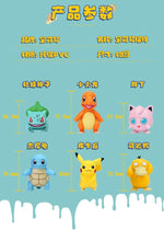 Hot Pokemon Anime Figures Pikachu Toys Model Charmander Psyduck Squirtle Jigglypuff Bulbasaur Kawaii Collect Dolls Action Figure