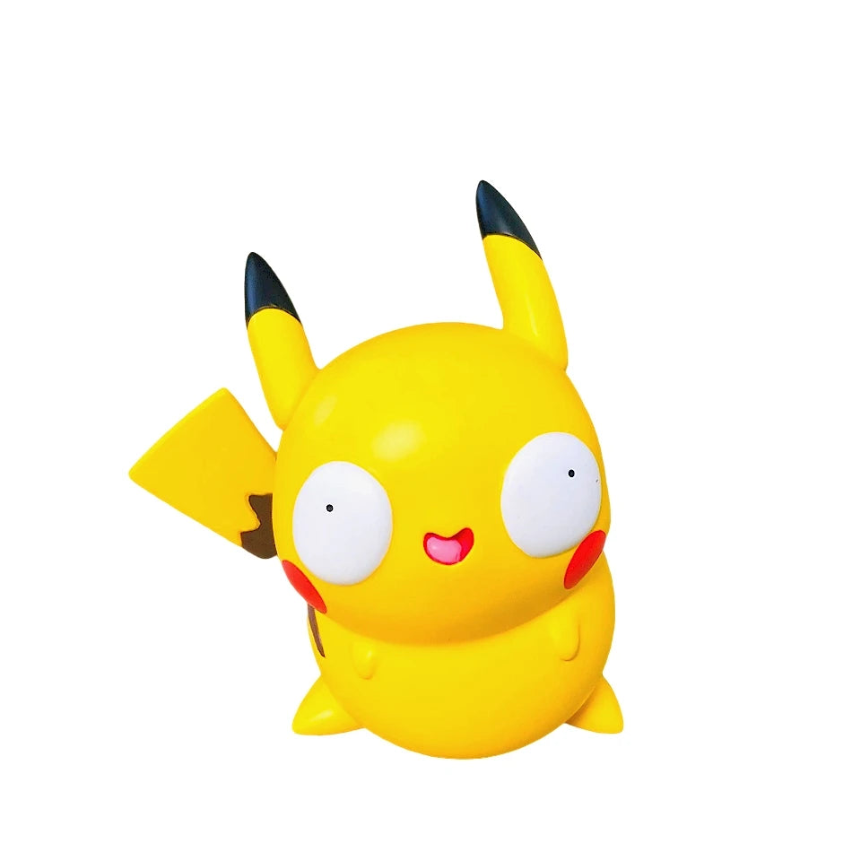 NEW Pokemon Figures Cutes Yusan Silly toys Pikachu Bulbasaur Squirtle Charmander Funny Action Figure Cartoon Doll Model Toys