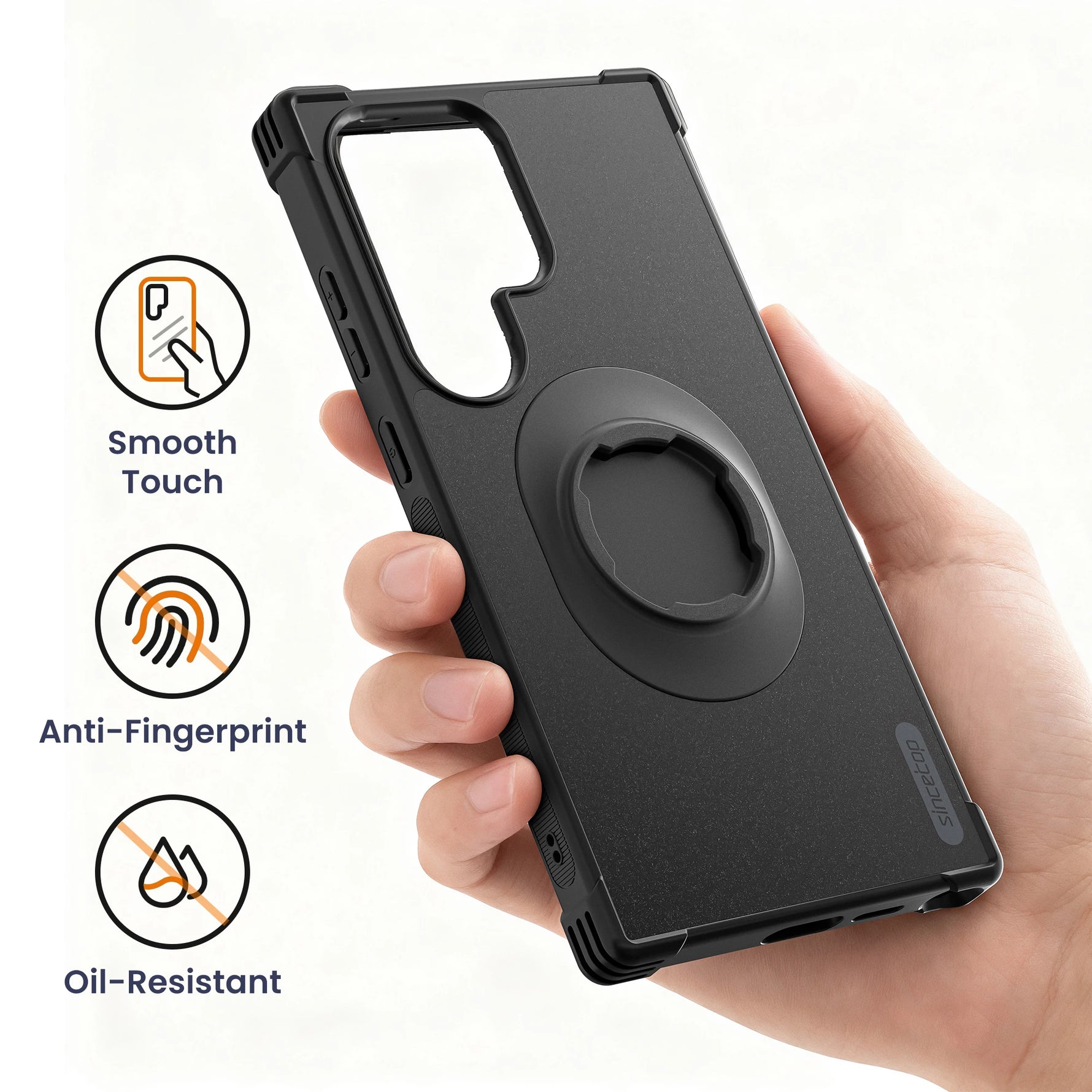 Shockproof Case for Samsung Galaxy S24/S25/S24U/S25 Ultra fit Quad-style Motorcycle/Bicycle Holder with Lock-in Design