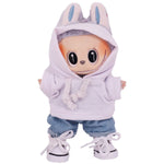 Doll Clothes Set For labubu 17cm Plush Doll Accessories Girl's Toys Birthday And Christmas Gifts