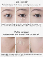 Concealer Face Freckle Foundation Cream To Cover Black Eye Acne Imprint Waterproof Anti Sweat Makeup Before The Base