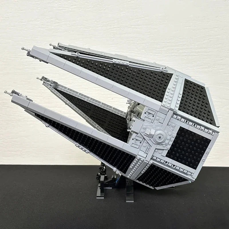 1931pcs Spaceship TIE Interceptors Building Blocks Modified Imperial Fighters Model DIY Assembly Bricks Toys Gift 75382
