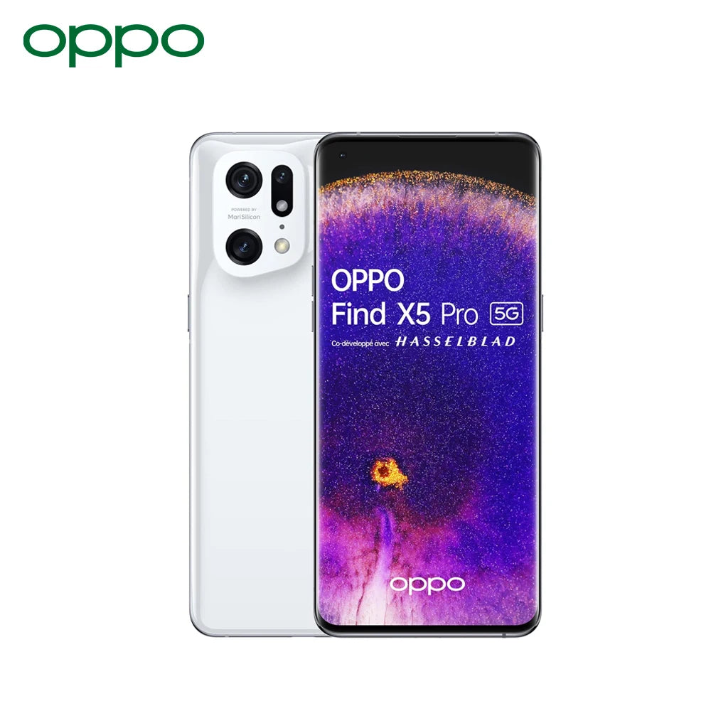 Global Version OPPO Find X5 Pro 5G Smartphone Snapdragon 8 Gen 1 5000mAh Battery 80W SUPERVOOC 50MP Main Camera 120Hz Screen