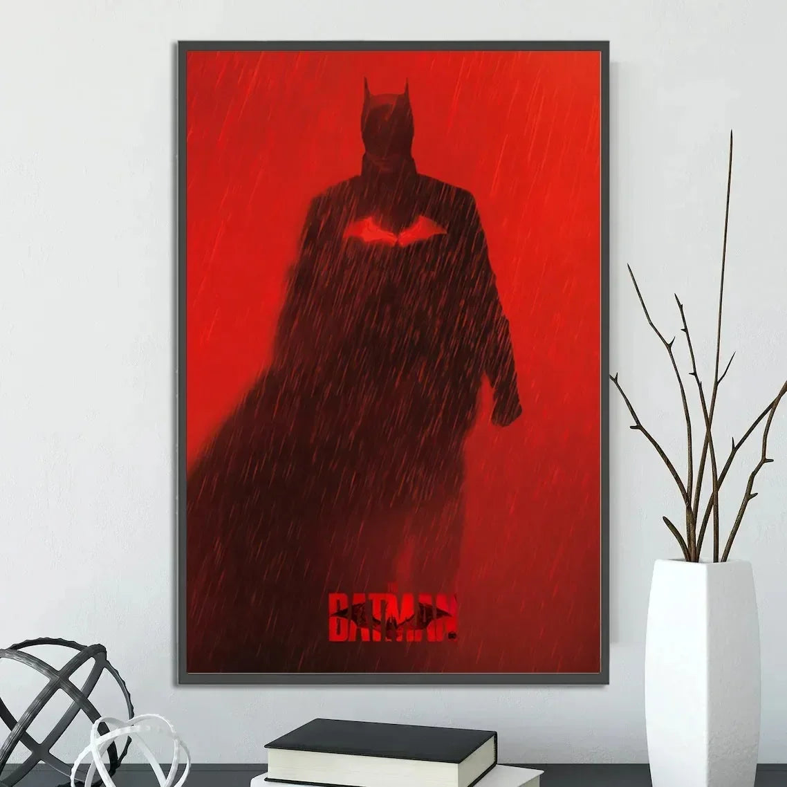 Batman Movie Posters Figures Home Decoration Canvas Painting Wall Art Bedroom Cartoons Decor