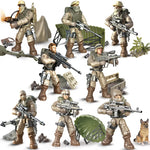 World War 2 WW2 Army Military Soldiers SAWT Soldiers Special Force DIY Model Building Blocks Bricks Children'S Toys
