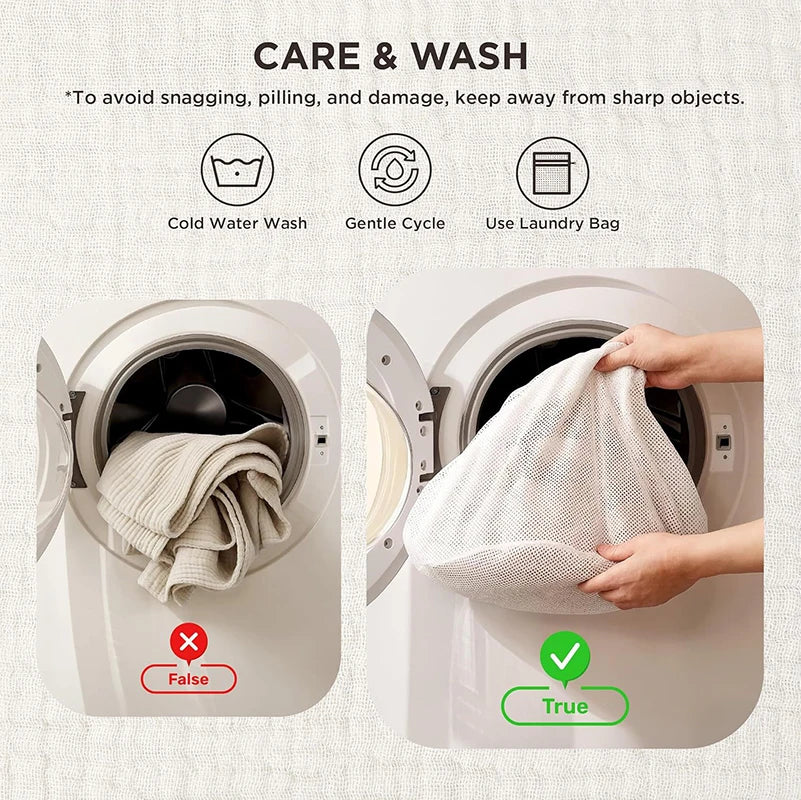 Battilo 100% Cotton Muslin Throw Blanket for Sofa 6 Layer Breathable Lightweight Boho Throws for Couch Bed Large Summer Blankets