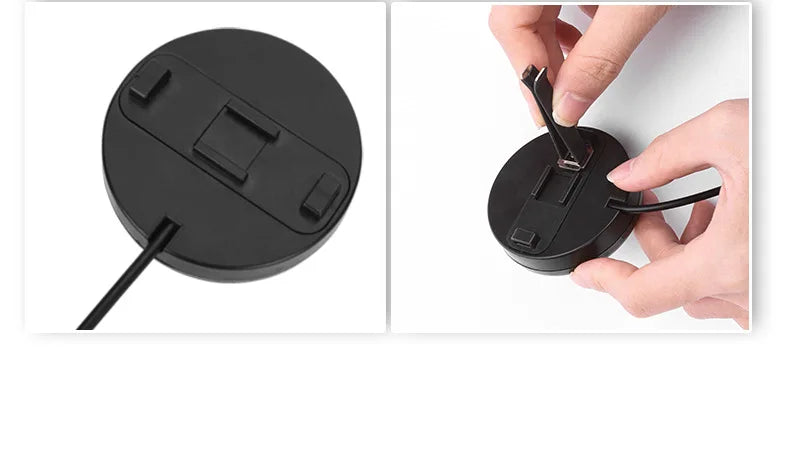 2 in 1 Smart RGB Pickup Lights LED 3D Ambient Lamp Sound Control Music Rhythm Lights Air Freshener for Car Gaming TV Creative