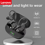 Original Lenovo Sports Wireless Earphones BT over Ear Buds with Earhooks Sports Earphones Running in-Ear Headphones