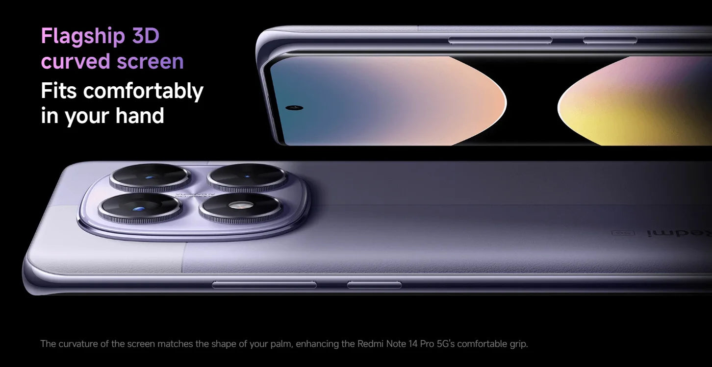 Xiaomi Redmi Note 14 Pro 5G NFC smartphone MediaTek dimension 7300-Ultra AMOLED screen 6,67 1,5 K 120 Hz 5110 mAh 200 MP camera