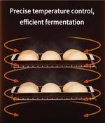40L 220V Professional Bread Fermenter Kitchen Dough Yogurt Bread Fermentation Machine Humidity Control High Efficiency Household