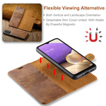 Detachable Magnetic Leather Case for Samsung Galaxy S24 S23 S22 Plus Ultra A14 A24 A34 A54 A53 A15 A35 A55 5G Wallet Card Holder
