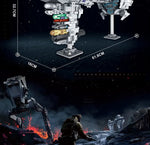 MOC-57273 Nebula Medical Corvette Frigate Building Blocks Movie Series Warship Kit Model Bricks Kid Toys Childrens Birthday Gift