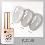 UR SUGAR 15ml Blood Red Jelly Gel Nail Polish Translucent Color Crystal Nude Gel Nail Art Varnish For Fall Winter Manicure
