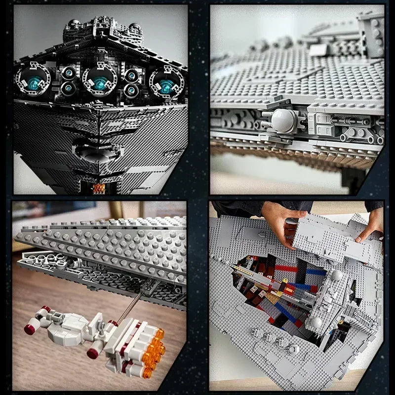IN STOCK UCS Imperial Star Destroyer Compatible 75252 Building Blocks Bricks Toy Super Great