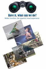 COMET 8x42 10X42 Powerful Binoculars Long Range Waterproof Bak4 Telescope Night Vision High Clarity For Tourism Hunting Camping