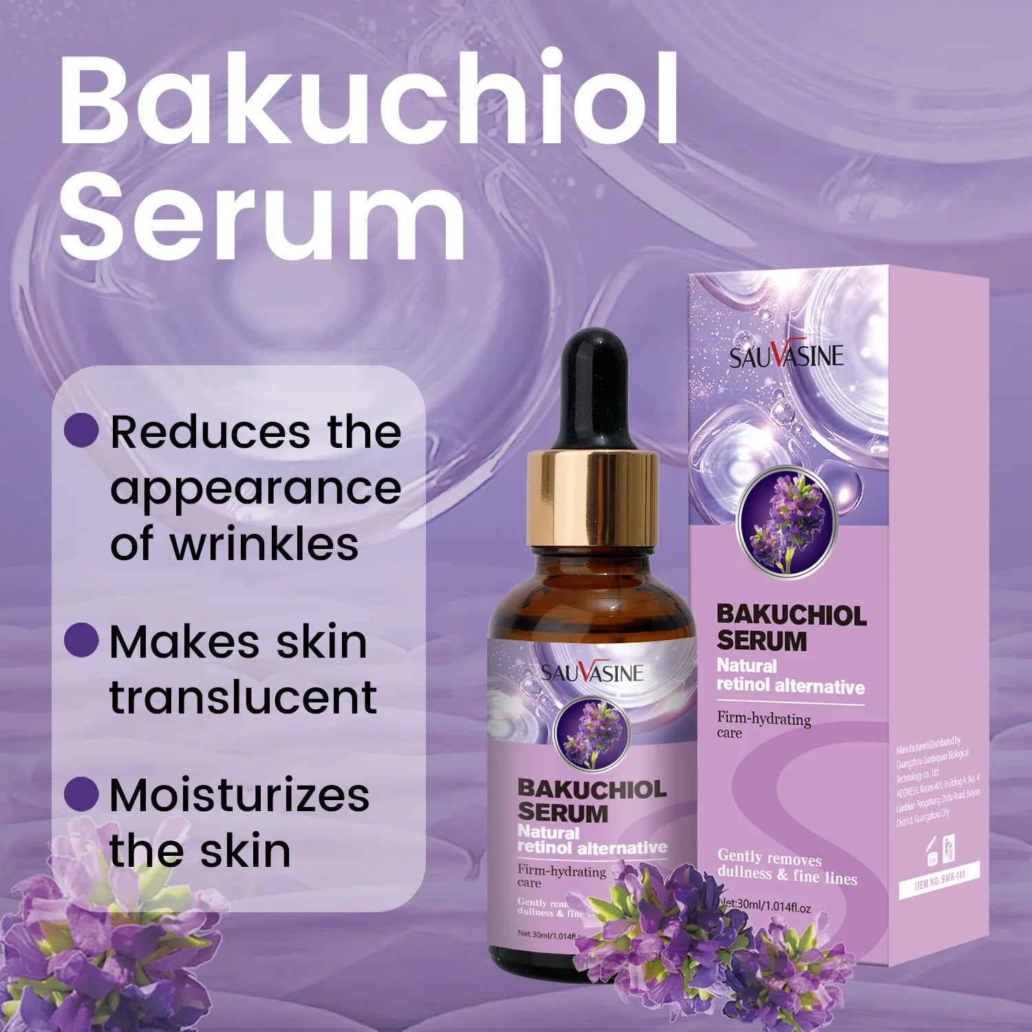 Bakuchiol Face Serum – Anti-Aging & Anti-Wrinkle