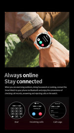 Xiaomi 760mAh Large Battery Outdoor Smart Watch Men 1.85 inch HD Screen GPS Compass Bluetooth Call IP68 Waterproof Smartwatch