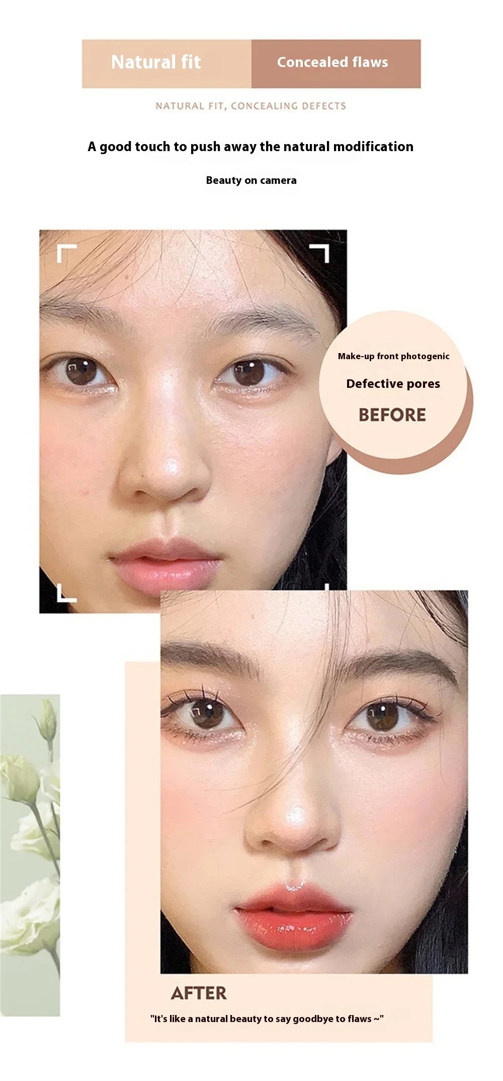 High Coverage Concealer Cover Anti Dark Circle Freckle Lasting Waterproof Foundation BB Cream for Face Makeup Base Cosmetics