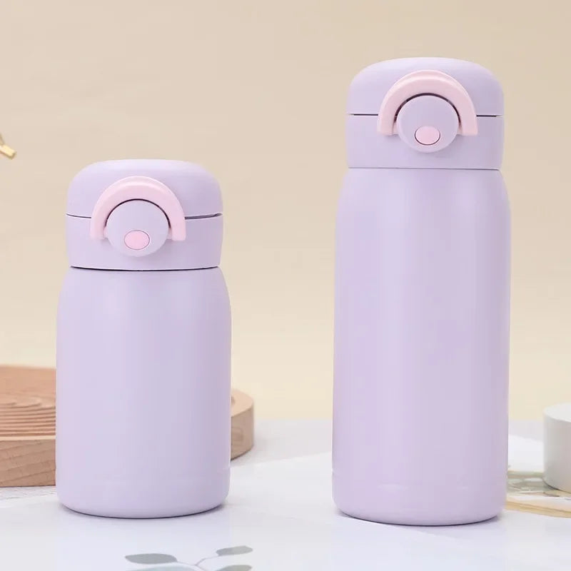 Mini Thermos Cup 220ml/350ml Pocket Cup Stainless Steel Thermal Coffee Mug Vacuum Flask Insulated Hot Water Bottle Kids Gift