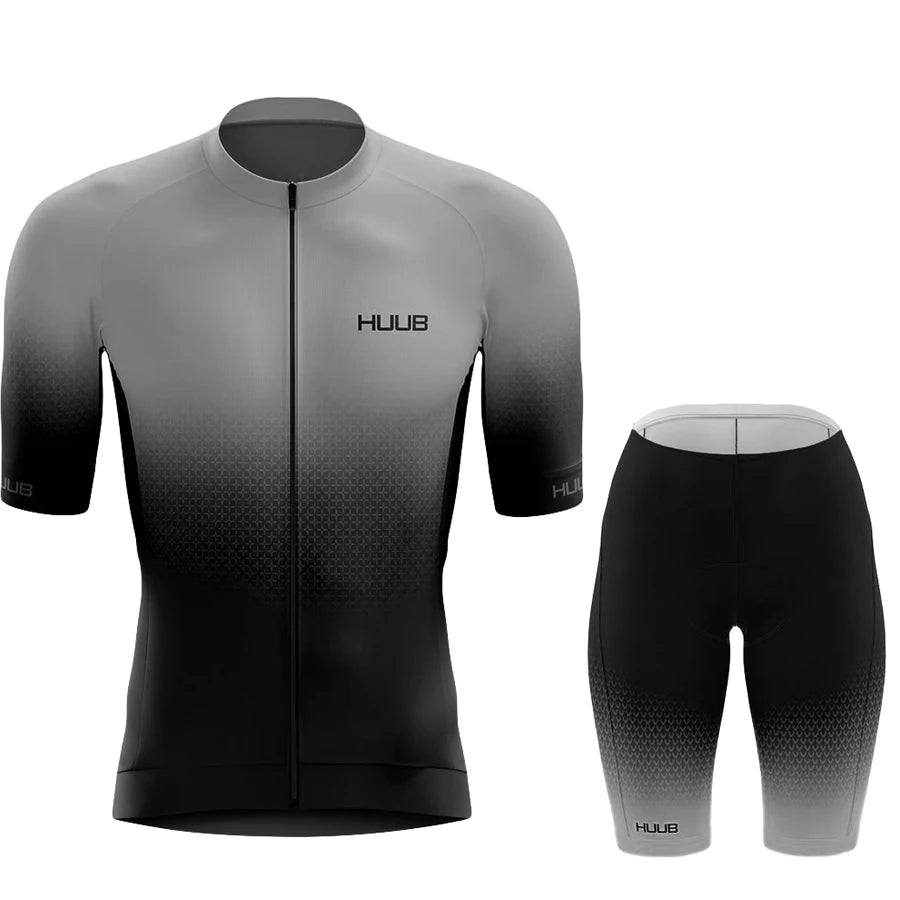 Short Sleeve Road Bike & MTB Racing Kit, Breathable Summer Bicycle Clothing with Bib Shorts