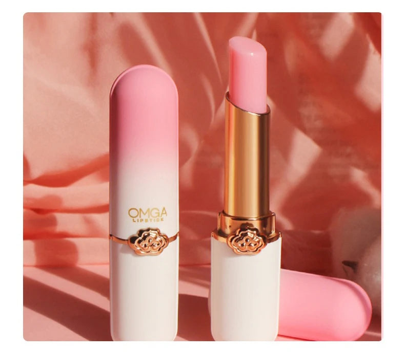 Peach Color Change Lipstick Non-Stick Cup Jelly Lipstick Moisturizing Moisturizing Color Change Lip Balm Warm Change Lip Balm